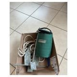 Box Lot With Boat Anchor & Coleman Propane