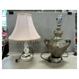 Ceramic lamp, Metal Lamp Base
