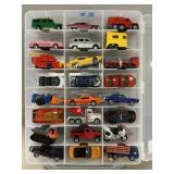 Carry Case With (48) Assorted Die-Cast Vehicles