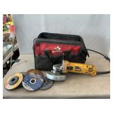 DeWalt Corded Angle GrinderIn Husky Toolbag