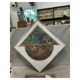 Original Metallic Mixed Media Artwork By Joel