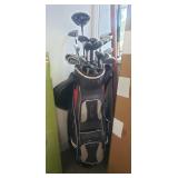 Assorted Golf Clubs w/Bag
