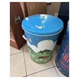 Trash Can w/ Farm scene