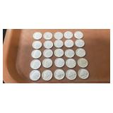(25) U.S. Silver Dimes (90% Silver)