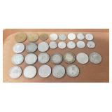 (28) Assorted Foreign Coins