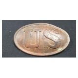 (1) Civil War Era Cartridge Box Plate