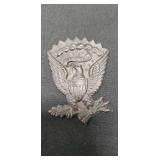 (1) Civil War Era Hardee Hat Eagle Badge