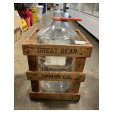 Great Bear Spring Co. Water Bottle In Crate