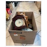 Box Lot With B.O. Clock, Honeywell Ceramic