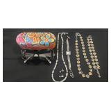 Tray Of Assorted Jewelry & (1) Pair Of Brighton