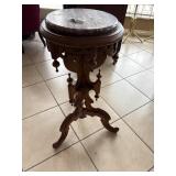 Marble Top Plant Stand