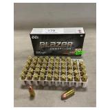 (50) Rounds Of Blazer 9mm Luger Ammo
