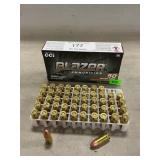 (50) Rounds Of Blazer 9mm Luger Ammo