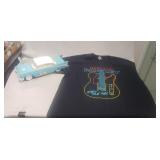 (1) "Beam" Decanter & (1) "Brad Paisley" T-Shirt