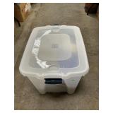 Storage Tote With Antique Automobile