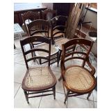 (6) Cane Bottom Chairs