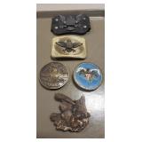 (5) Assorted Belt Buckles