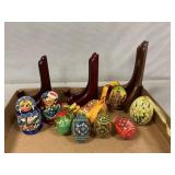 Nesting Dolls, Wooden Pysanky & Assorted Artisan