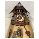 German Cuckoo Clock With Pendulum & Weights