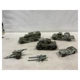 Assorted Military Die-Cast Toys