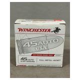 (200) Rounds Of Winchester .45 Auto Ammo