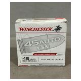 (200) Rounds Of Winchester .45 Auto Ammo