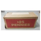 (1) Sealed Unsearched Bank Box Of (50) Rolls Of