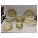 Federal & Anchor Hocking Yellow Depression Glass