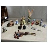 Collection Of Rabbit Figurines, Pin