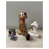 Ceramic Pluto, Precious Moments Figurine, Buddha,