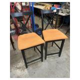 (2) Wooden Chairs