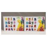 (2) Sheets Of "Sesame Street" U.S. Postal Service