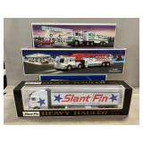 Slant/Fin Die-Cast Transporter, (3) Hess Trucks