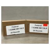 (40) Rounds Of 7.62mm Ammo
