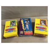 (3) Display Boxes Full Of 1990