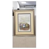 (1) Framed Print By Joseph Kossonogi & Numbered