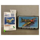 (2) Airplane Model Kits