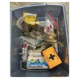 Storage Tote With First Aid Kits, Steering Wheel