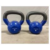 (2) 15 Lb. Kettlebell Weights