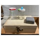 Vintage Jewelry Box, Jars