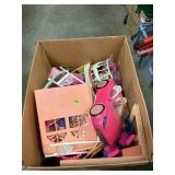 Box Lot With Barbie Glam Convertible, Mustang,