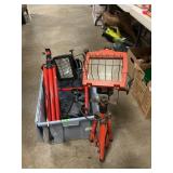 Tote With Portable Worklights