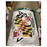 Box Lot Full Of Assorted Banners