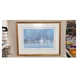 (1) Framed Print Signed By Al Taft & Numbered