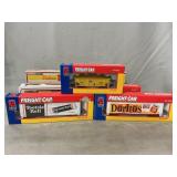 Boxed HO Scale Locomotives, Train Cars