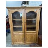 (2) Country Lane Furniture Wood Cabinets