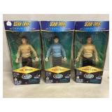(3) 1996 Playmates "Star Trek" Figures