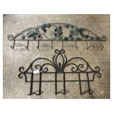 Wrought Iron, Decorative Metal Plate Hangers