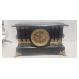 (1) Vintage Mantle Clock (No Key)