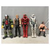 Halo, Marvel, Wrestling, Firefighter Figures